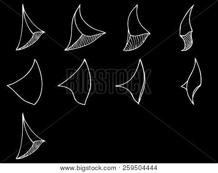 Sprite Sheets Geometry Loop. Ready For Games Or Cartoon.