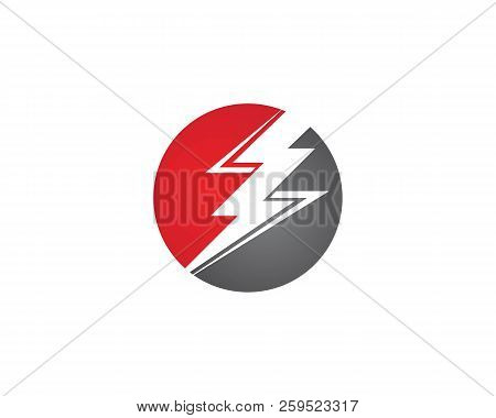 Lightning Logo Template Vector Icon Illustration Design