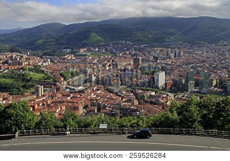 The Cityscape Of Bilbao - Capital City Of Basque Country