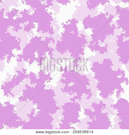 Cute Baby Room Colorful Clouds Background, Seamless Nursery Wallpaper Pattern, Vector.