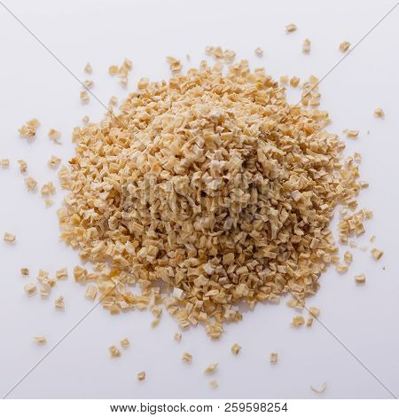 Fragrant Dried Parsnip On A White Acrylic Background