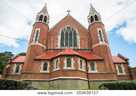 St Francis Catholic Church In Devonport, North Island Of New Zealand.