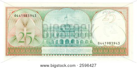 25 Guldenů Bill Surinamu, 1985