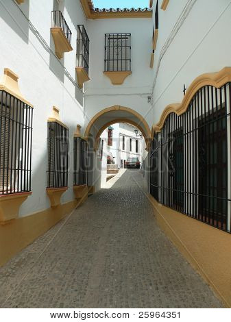 Ulice Ronda, Andalousia, Španělsko, Evropa