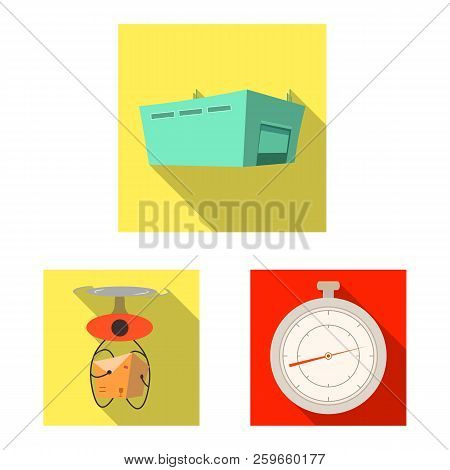 Vector Design Of Goods And Cargo Symbol. Set Of Goods And Warehouse Stock Vector Illustration.
