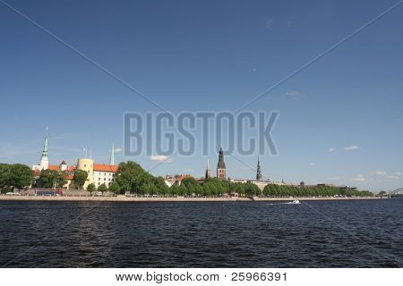 Palazzo di riga, uno dei più popolare del turismo oggetti a Riga, capitale della Lettonia, paesi baltici, Europa