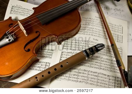 Chalumeau y violín