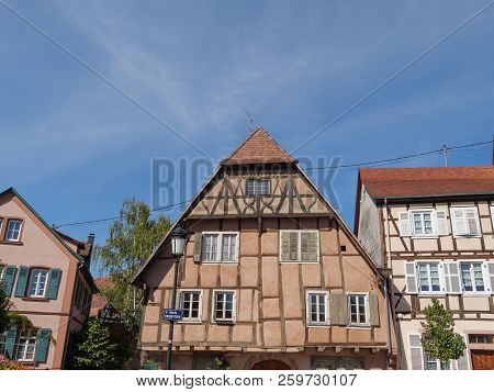 the City of weissenburg in the French alsace