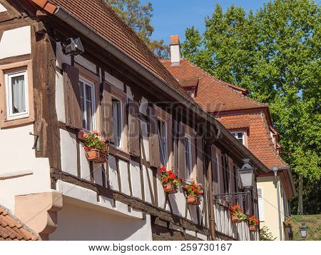 the City of weissenburg in the French alsace