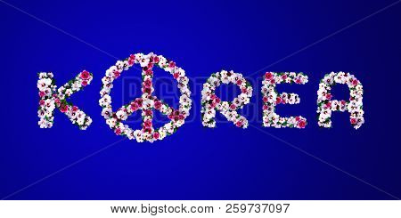 3d Rendering Idea For Peace In The Korean Peninsula.