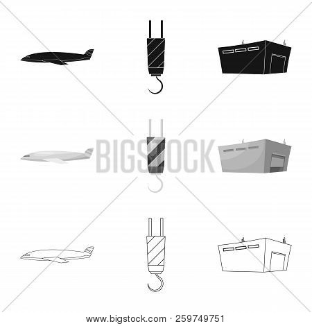 Vector Illustration Of Goods And Cargo Icon. Set Of Goods And Warehouse Vector Icon For Stock.