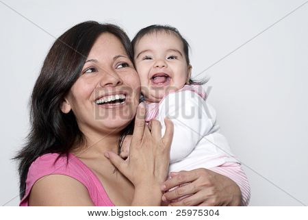Madre con el bebé