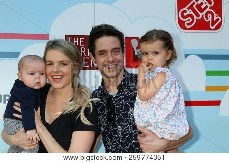 LOS ANGELES - SEP 22:  Riley Manno, Ali Fedotowsky, Kevin Manno, Molly Manno at the 7th Annual Celebrity Red CARpet Event at the Sony Studio on September 22, 2018 in Culver City, CA