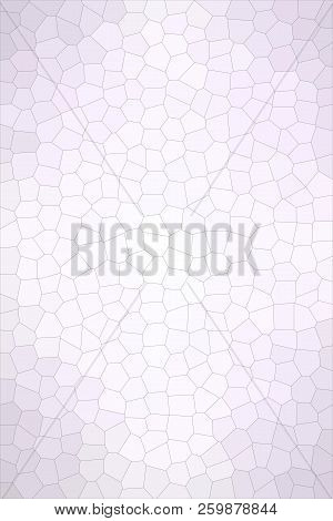 Abstract Illustration Of Vertical Anti-flash White Little Hexagon Background, Digitally Generated