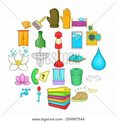 Frequenter Icons Set. Cartoon Set Of 25 Frequenter Vector Icons For Web Isolated On White Background