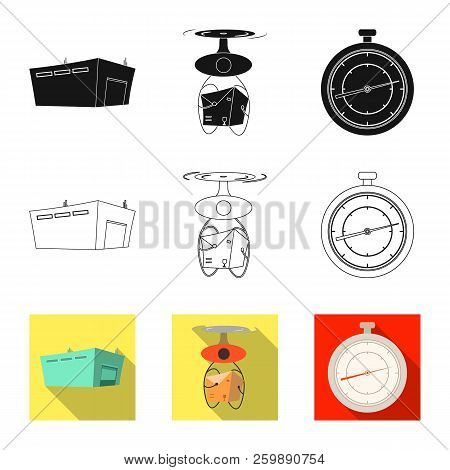 Isolated Object Of Goods And Cargo Symbol. Collection Of Goods And Warehouse Vector Icon For Stock.