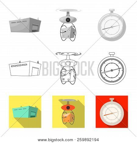 Vector Illustration Of Goods And Cargo Logo. Collection Of Goods And Warehouse Stock Vector Illustra