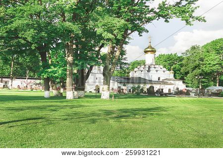 Orthodox Male Don Monastery. The Historical Building Of Russian Orthodox Culture. Russian Church. Mo