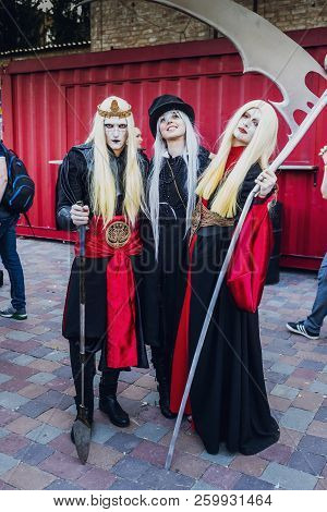 September 22, 2018 Kiev, Ukraine, Art Plant Platform. Festival Of Modern Pop Culture Comic Con, Anti
