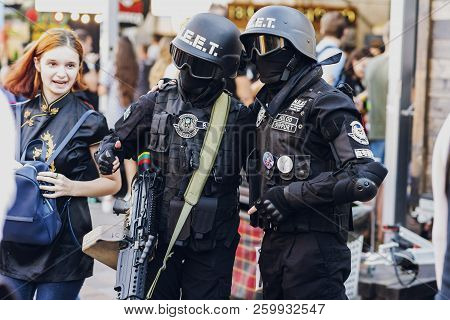 September 22, 2018 Kiev, Ukraine, Art Plant Platform. Festival Of Modern Pop Culture Comic Con.