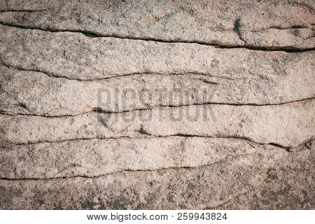 Texture Of Beige Stone, Stratification And Strips, Vintage