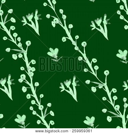 Simlpe Seamless Pattern. Abstract Watercolor Free Hand Drawn Illustration For Wrapping, Background, 