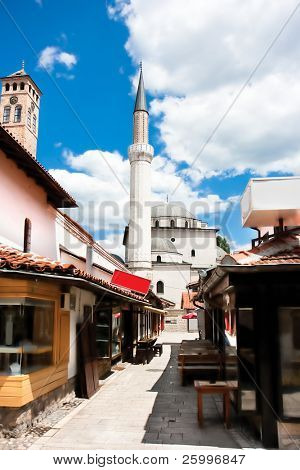 Confortável, rua de Sarajevo, Bósnia e Hertzegovina