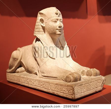 La statue de Pierre Sphinx, Vienne, Autriche