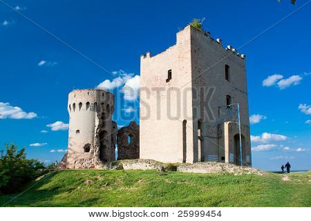Pozůstatky pevnosti v Erdut - Castellum Erdeed, poblíž Osijek, Chorvatsko