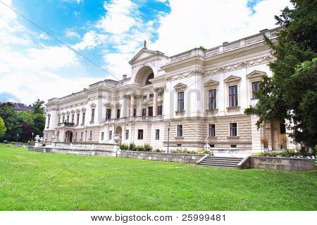 Liiechtenstein Museum med smukke park, Wien, Østrig