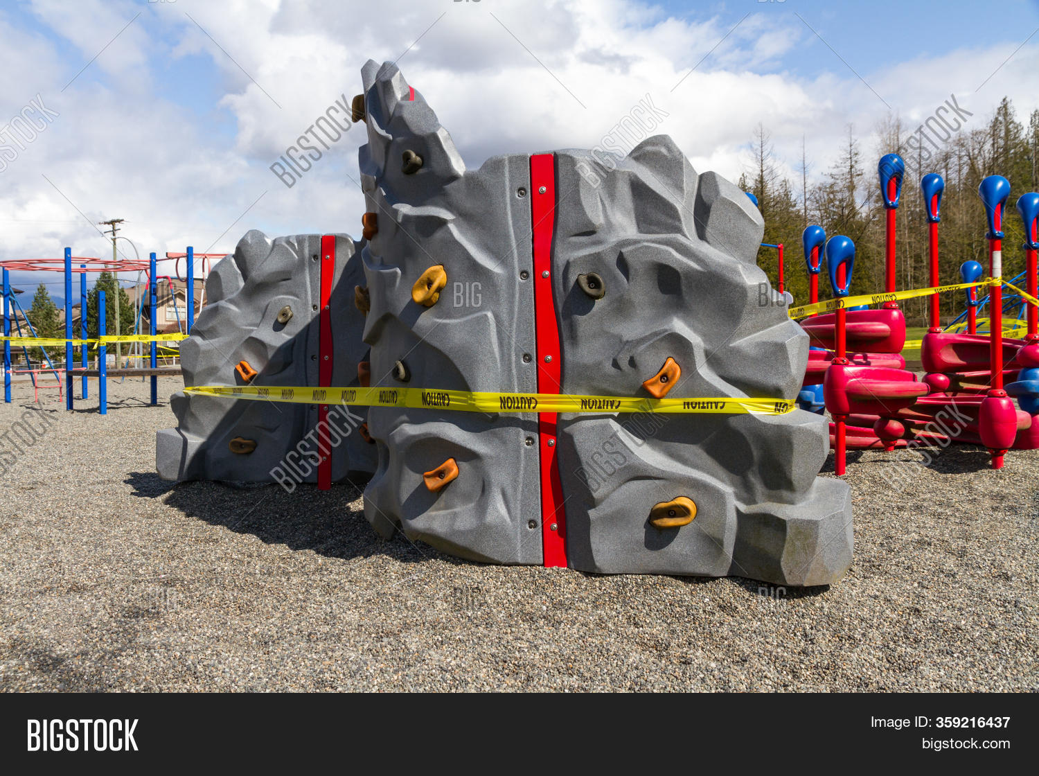 Rock Wall Playground Image & Photo (Free Trial) Bigstock