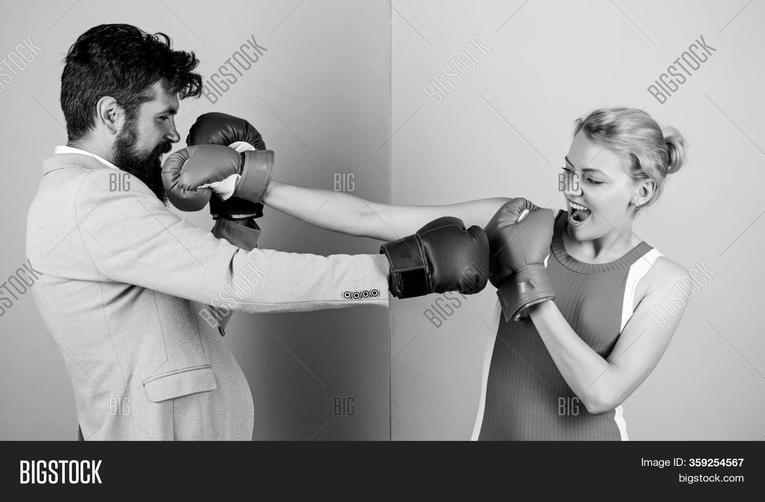 Boxing Couple. Image & Photo (Free Trial) Bigstock