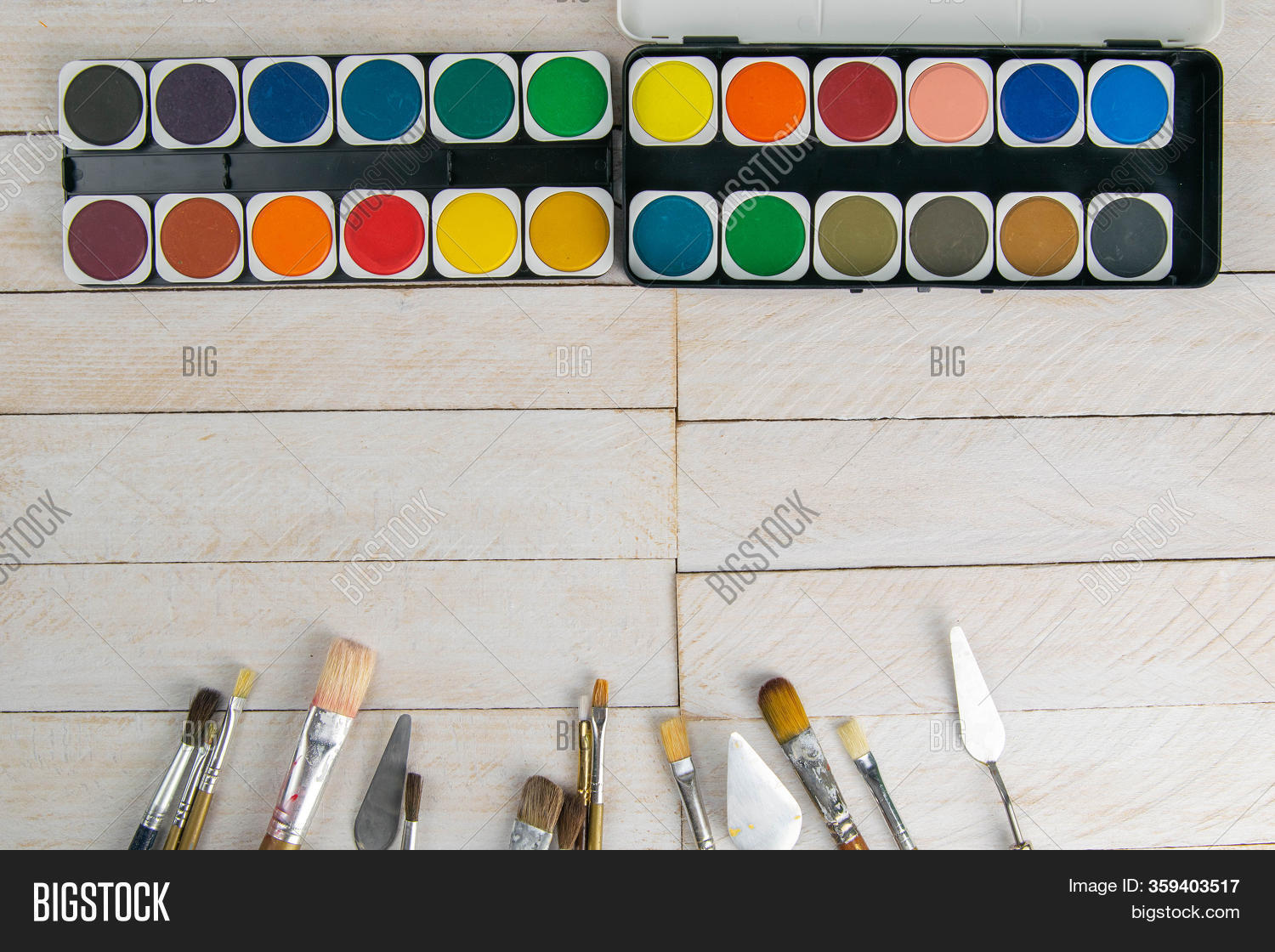 Set Artist Accessories Image & Photo (Free Trial) Bigstock