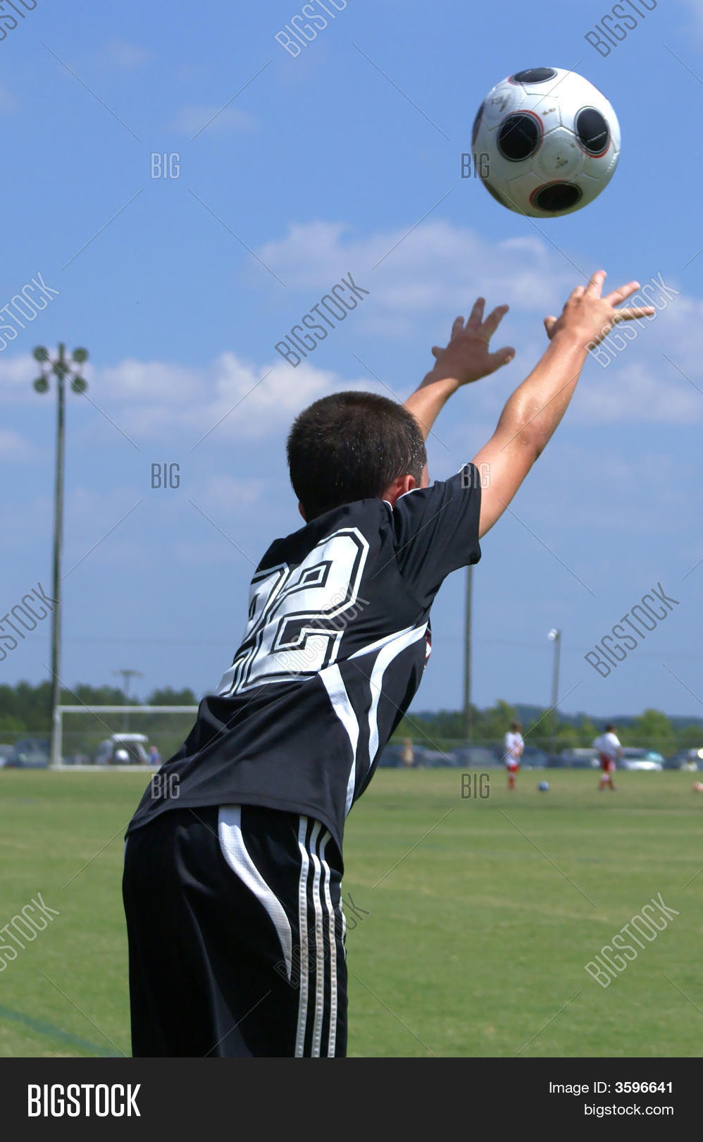 Boy Throwing Soccer Image & Photo (Free Trial) Bigstock