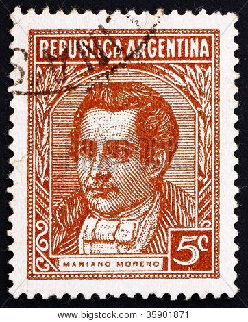 Postai bélyeg Argentína 1935 Mariano Moreno, politikus