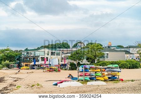 Provincetown Massachusetts August 21, 2019 At The End Of Cape Cod Provincetown Has A Large Gay Popul