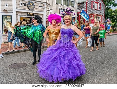 Provincetown Massachusetts August 21, 2019 At The End Of Cape Cod Provincetown Has A Large Gay Popul