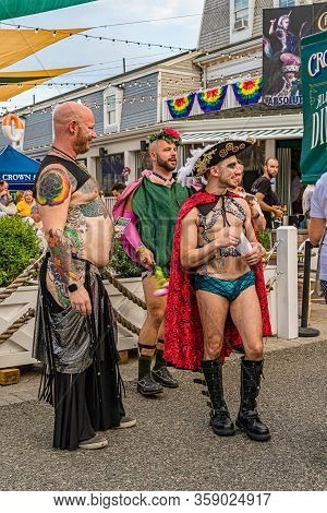 Provincetown Massachusetts August 21, 2019 At The End Of Cape Cod Provincetown Has A Large Gay Popul
