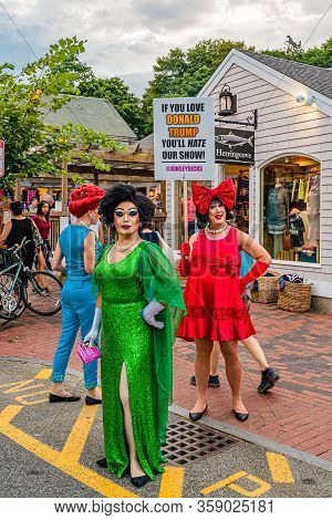 Provincetown Massachusetts August 21, 2019 At The End Of Cape Cod Provincetown Has A Large Gay Popul