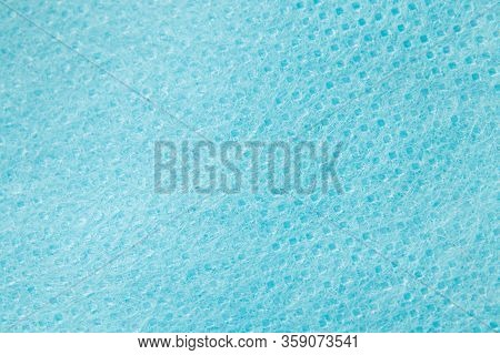 Light Blue Artificial Fabric As Background Macro