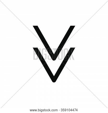 Down Arrow Icon Vector Illustration Graphic Design Isolated