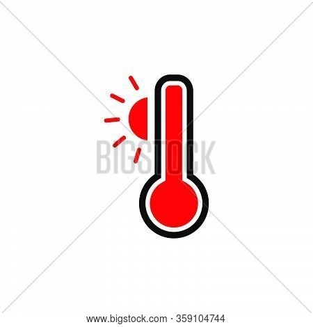 Hot Temperature Vector Illustration Graphic Design Isolated