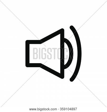 Volume Media Player Icon Vector Graphic Design Illustration Isolated