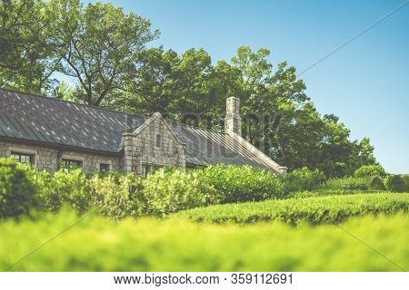Spring To Autumn Season Travel Activity From Vintage Building In European Architecture Style With Be