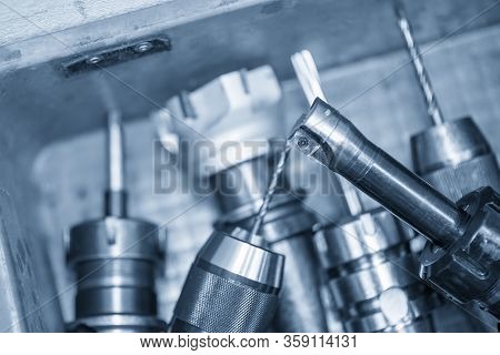 The Flat Or Square Index-able  Tools With The Holder In The Light Blue Scene.the  Cutting  Tool For 