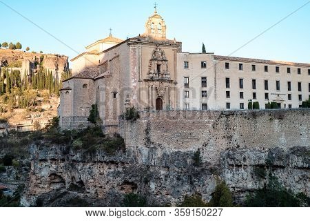 Cuenca, Spain 11 October , 2017. Cuenca Monastery Now A Hotel - Parador De Cuenca In The City Of Cue