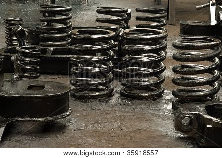 Spring Amortisation Mechanism Of Chassis