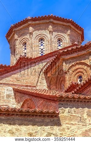 Partial View Of The Church At Great Meteoron Monastery In Kalambaka, Trikkala, Greece