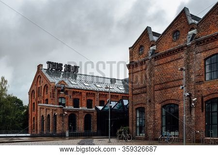 Oslo, Norway - August 11, 2019: Oslo National Academy Of The Arts. It Is A Cultural Center In Gruner
