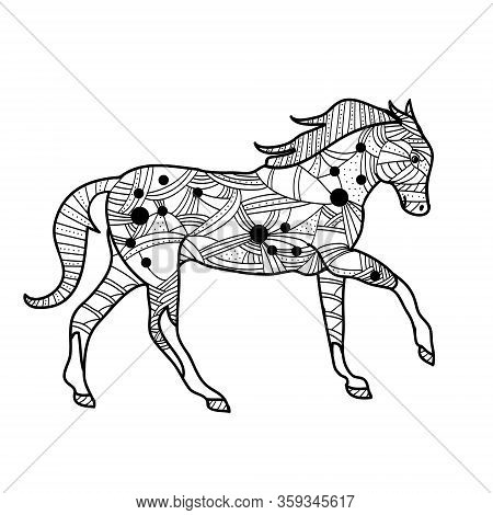 Highly Detailed Abstract  Illustration. Animal Patterns With Hand-drawn Doodle 
Waves And Lines. Vec